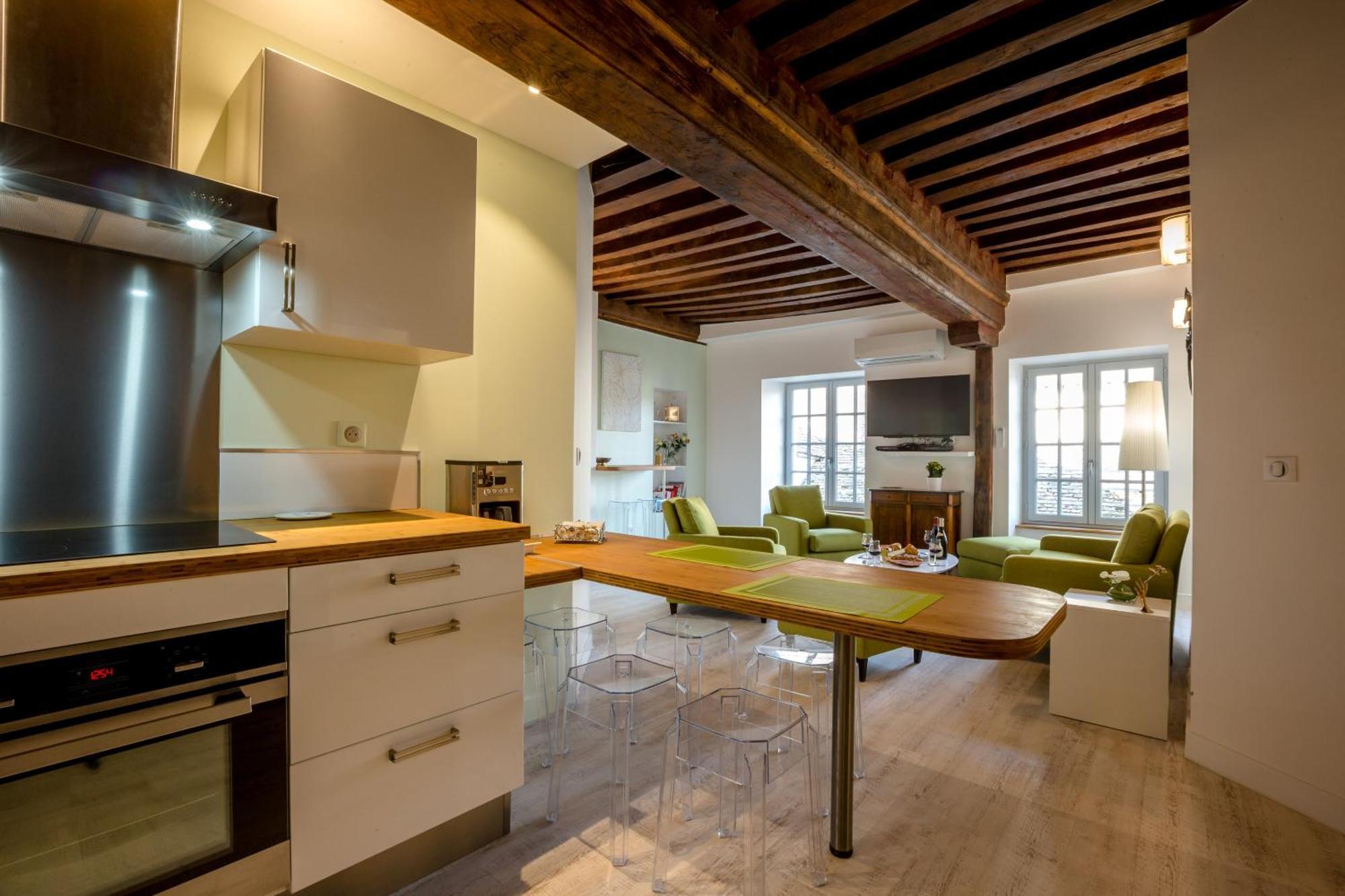 Residence Beaune Sweet Home, 4 Appartements D'Exception Avec Parking Inclus Habitación foto