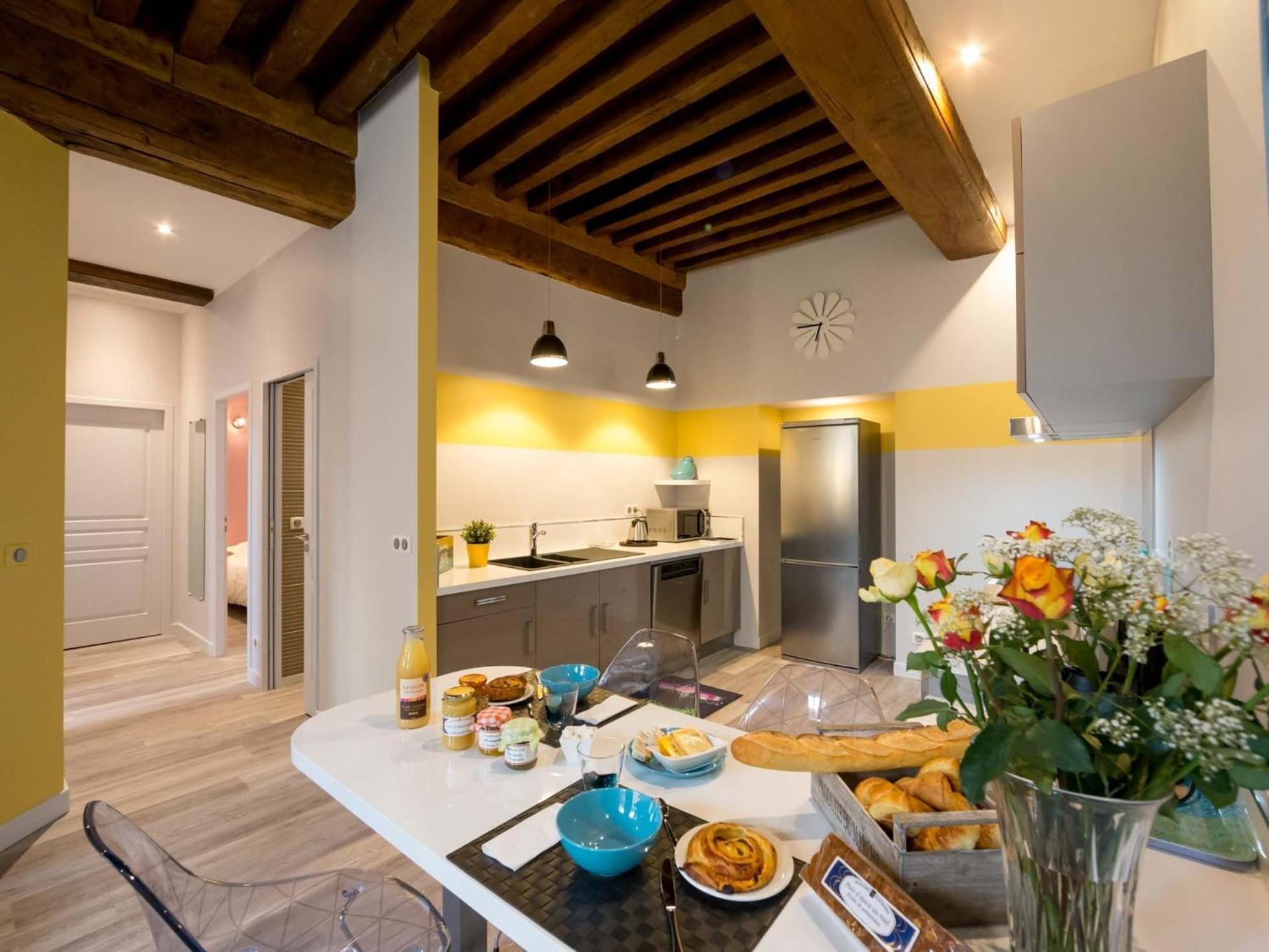 Residence Beaune Sweet Home, 4 Appartements D'Exception Avec Parking Inclus Habitación foto