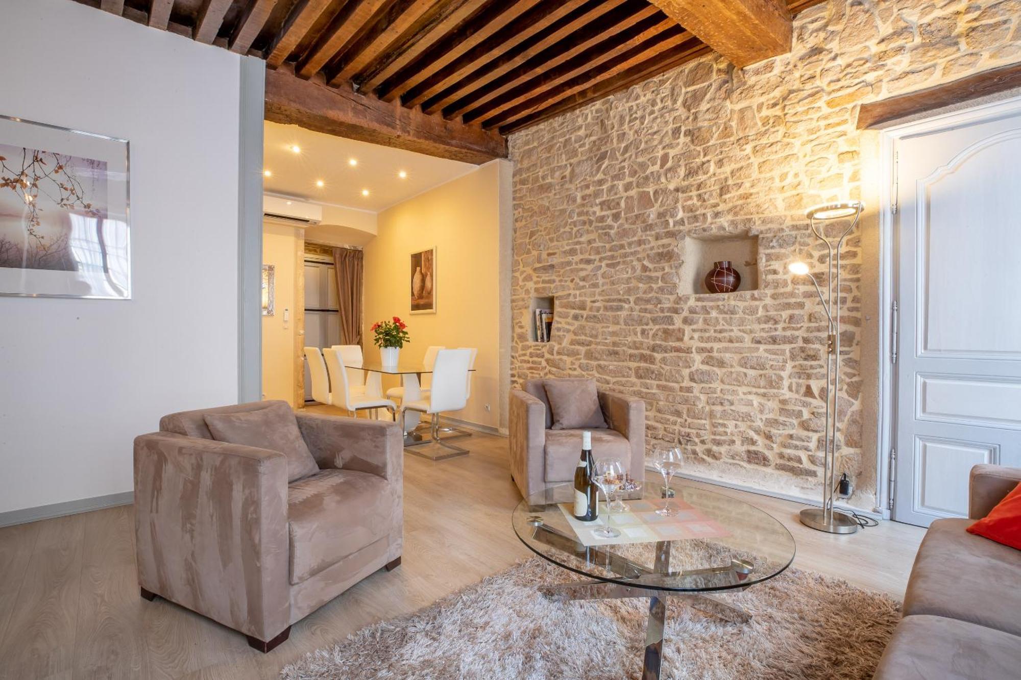 Residence Beaune Sweet Home, 4 Appartements D'Exception Avec Parking Inclus Habitación foto